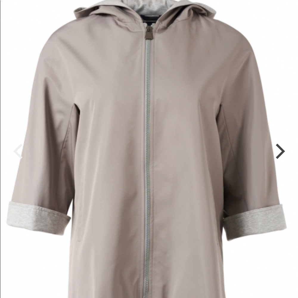 Cinzia Rocca Icons Stone Techno Hooded Jacket